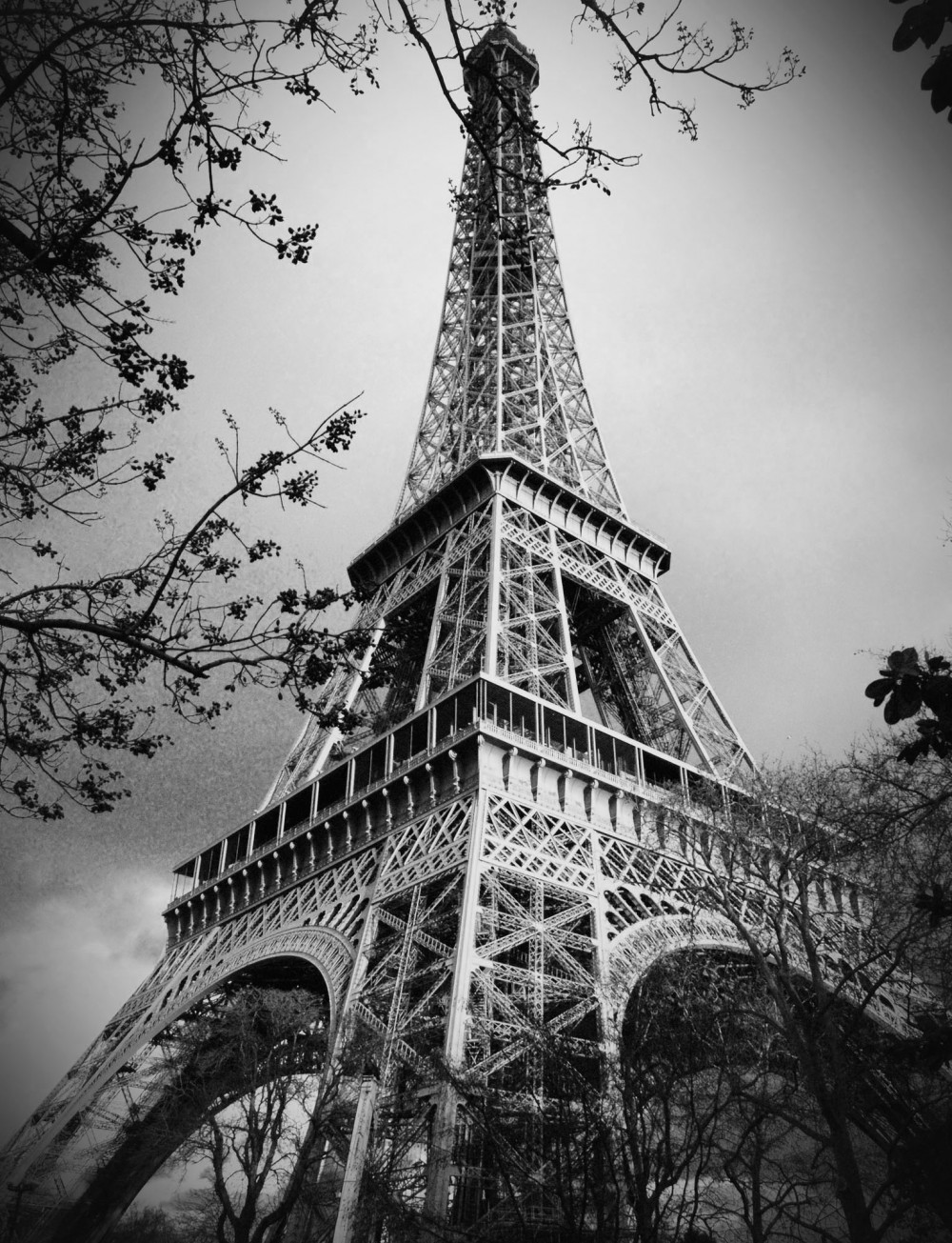 Eiffel in Black and White