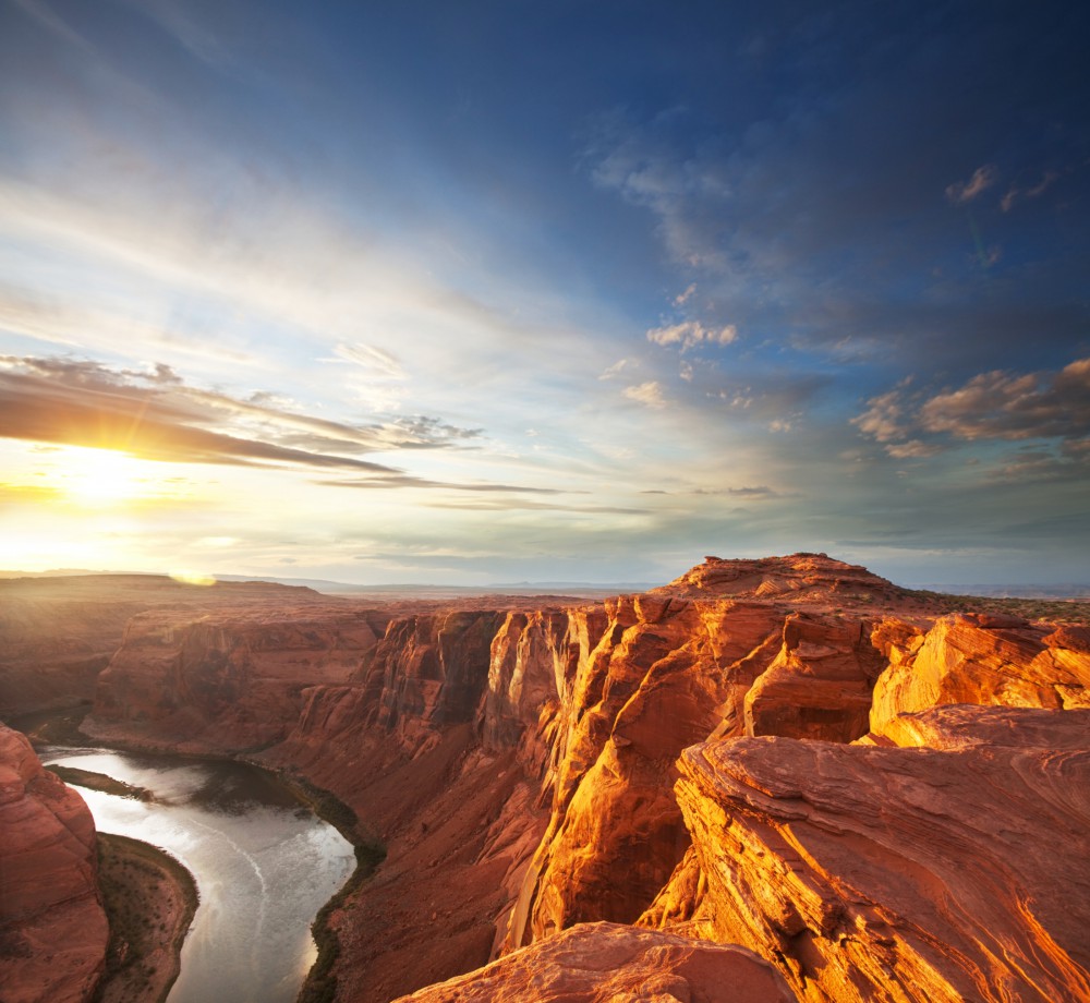 Grand canyon before sunset